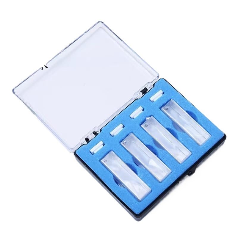 Laboratory Boxed Glass colorimetric Dish, Glass Cup Liquid Sample Cell Optical Path 10mm Absorption Cell 3.5ml for Spectrophotometer sintering Technology 4