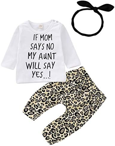 Imcute Baby Girl Clothes Cute Toddlers Girls Long Sleeve Letters Print Funny Sweatshirt And Pants Suit Fall Winter Outfits