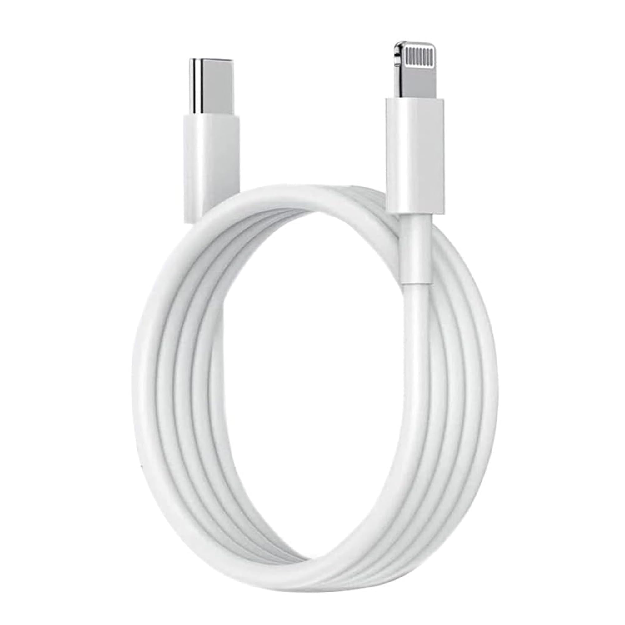 Kratos Type C to L cable for 30W Fast Charging,designed for iphone cable with 480Mbps Data Sync compatible with iPhone 14,13,12,11,9,8,7 Series,1m White-image-35