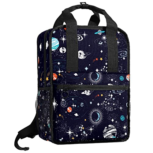Sac à dos motif coquillages et étoiles de mer pour garçons avec bretelles réglables