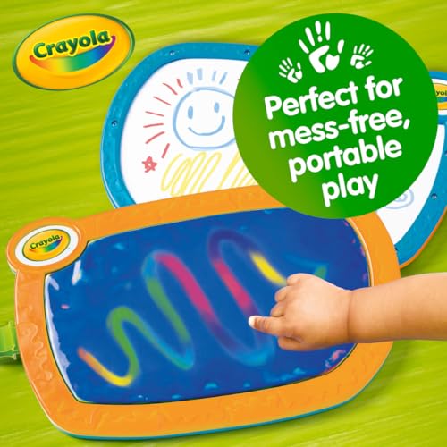 Image of Crayola 2-in-1 Doodle Board for Toddlers, Squishy & Erasable Drawing Tablet, Educational Toddler Toy, Travel Activity, Sketching Pad, Gift for Kids