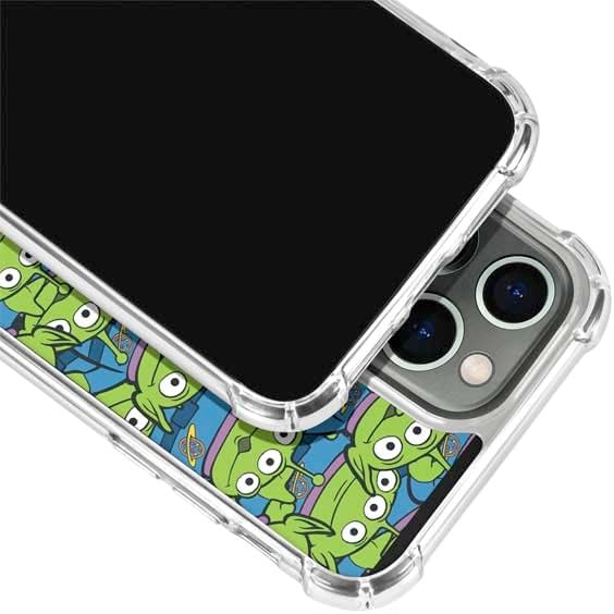 Miniatura 2 de Skinit Funda transparente compatible con iPhone 15 Pro Max, diseño de collage alienígena de Toy Story de Disney con licencia oficial