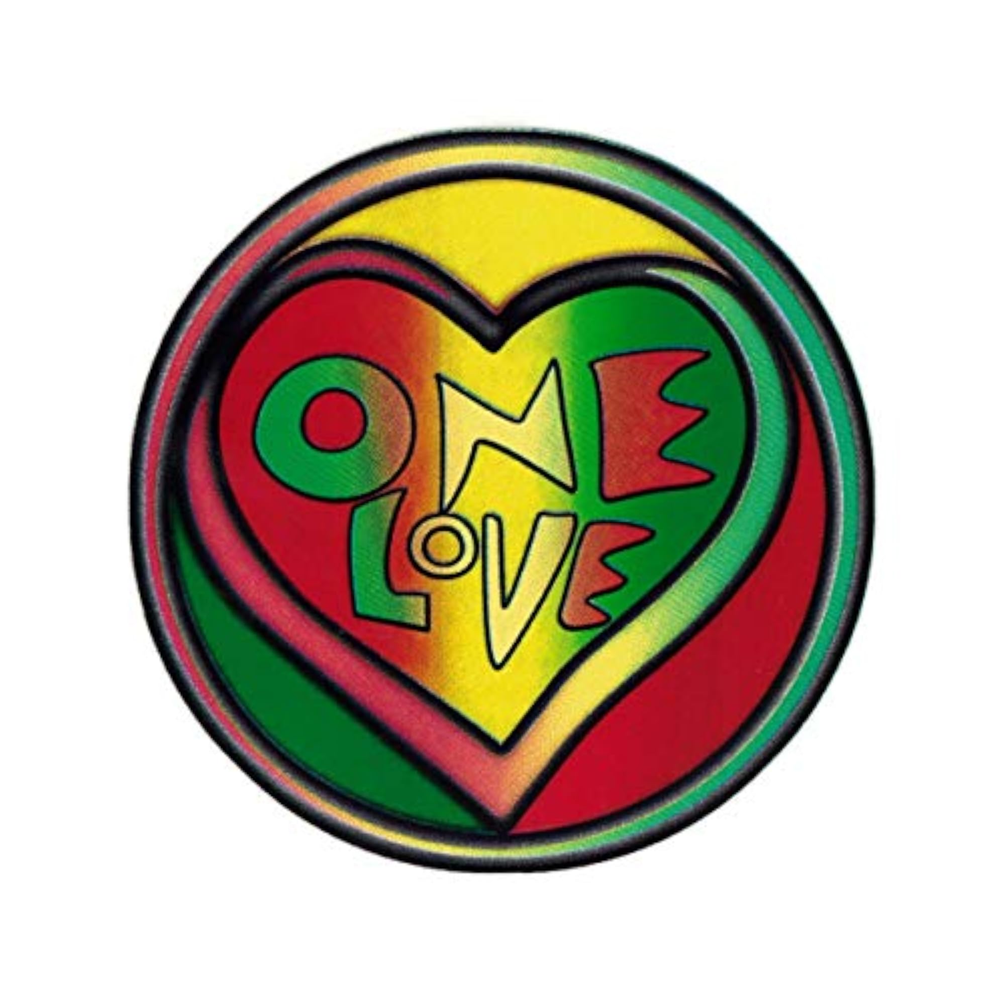 Rasta Designs Reggae Window Sticker Decal Set