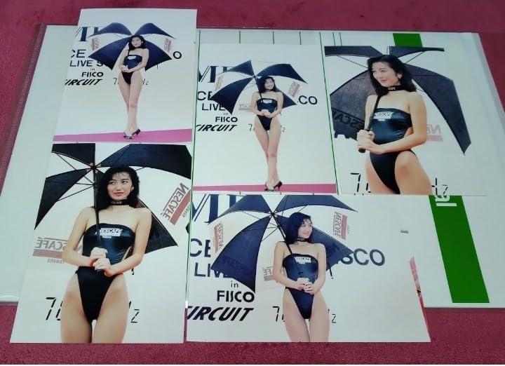 Amazon.co.jp: レースクイーン 写真 Lサイズ 5枚 ハイレグ 1991年