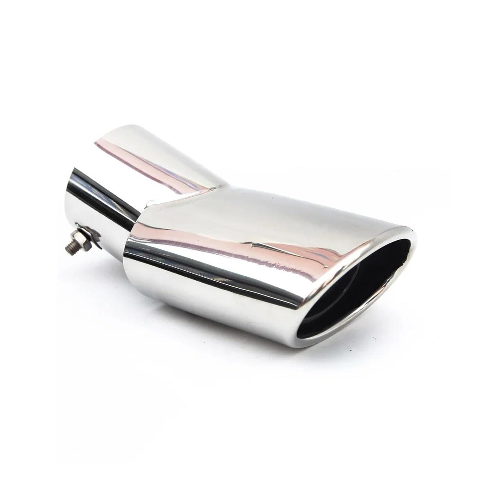 Punta de tubo de escape premium de acero inoxidable para CRV plata 4