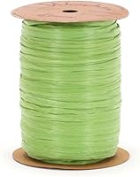 Vista 31 de Berwick Offray - Cinta de rafia mate de 1/4 pulgadas de ancho, marrón chocolate, 100 yardas