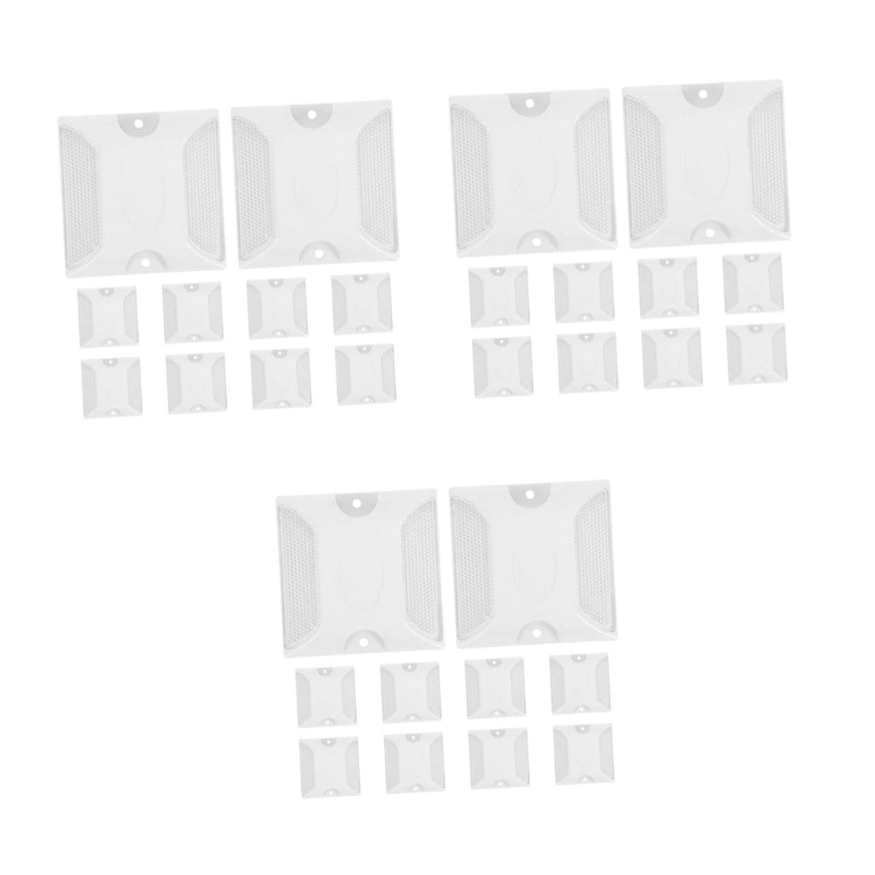 iplusmile 3 series Reflectores De Carretera Marcadores Reflectantes Para Garajes Marcadores De Entrada Reflectores De Alta Visibilidad Para Cruces 10 piezas x 3