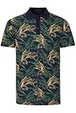 !Solid SDBruce Herren Poloshirt Polohemd T-Shirt mit Polokragen aus 100% Baumwolle floral Gemustert, Größe:L, Farbe:Insignia Blue (194010)