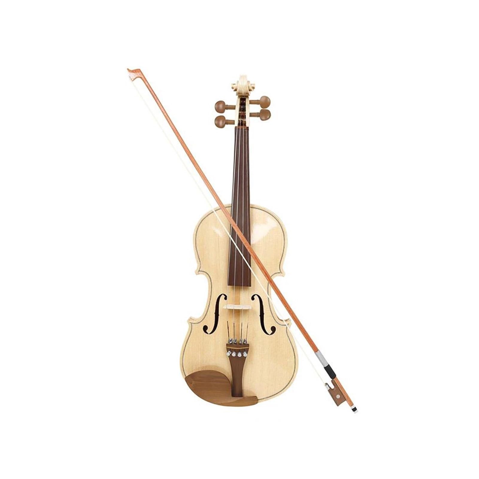 Violino 4/4 Acero Tiger Stripe Set Con Custodia Arco Per Principianti Professionisti Strumento A Corde(Violin)