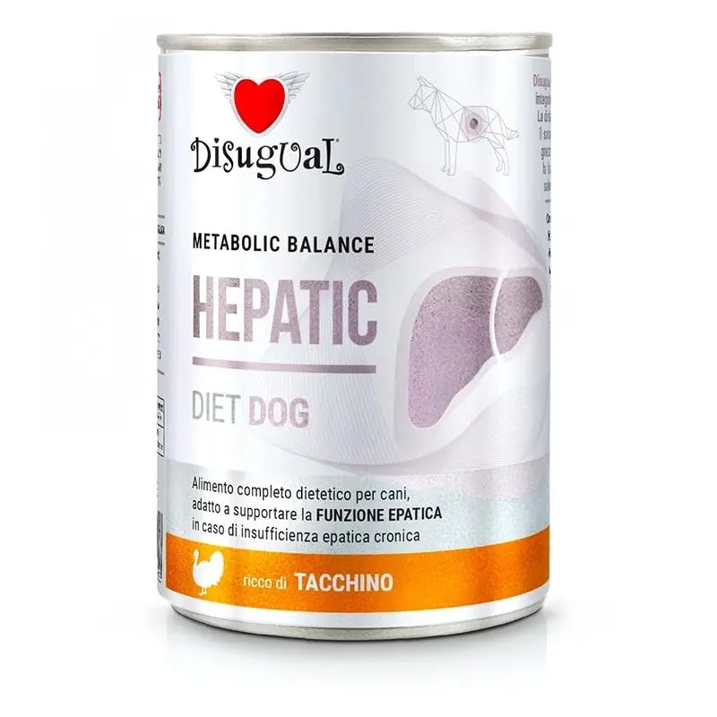 DISUGUAL Diet Dog HEPATIC Pavone 6X 400GR