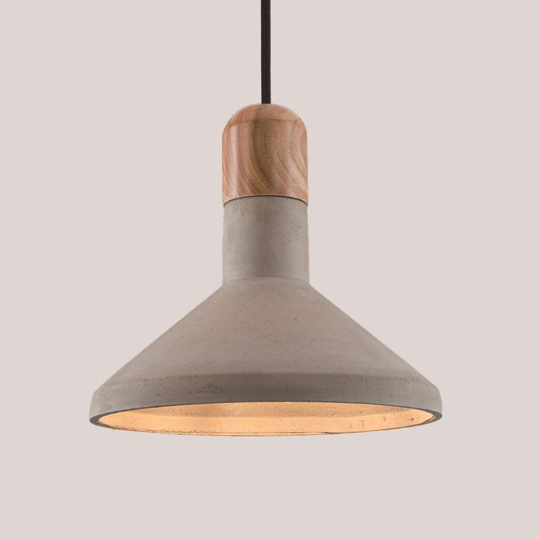 Lustre en ciment de style nordique suspension durable rétro pour maison et café