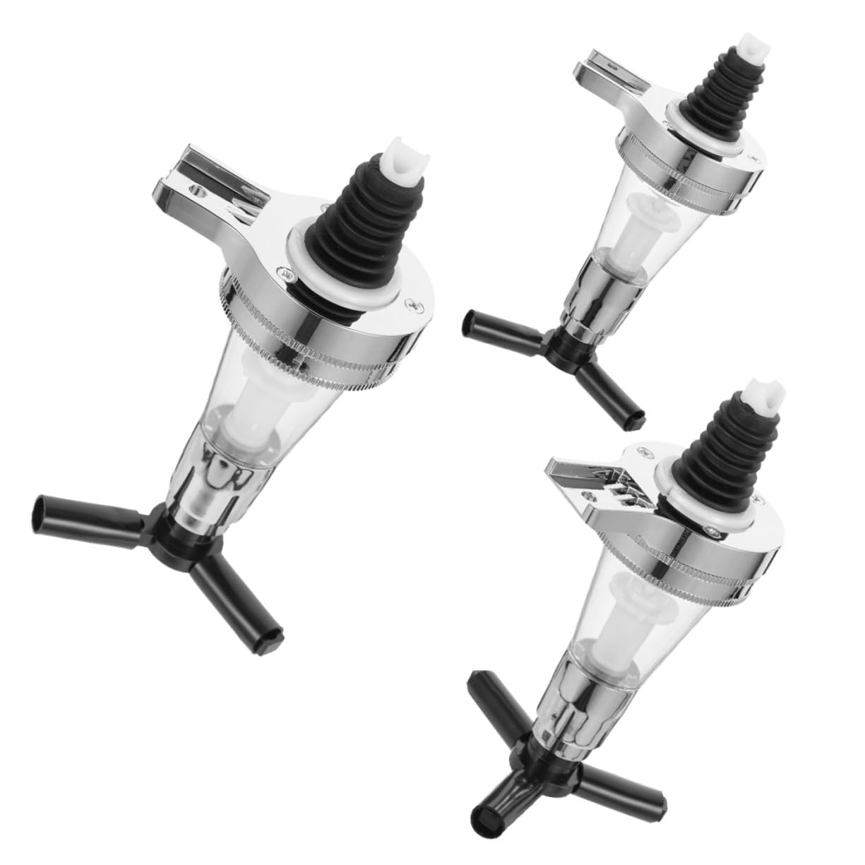 Distributeur mural d'alcool 150ml lot de 3 doseurs de liqueur en plastique pour bar