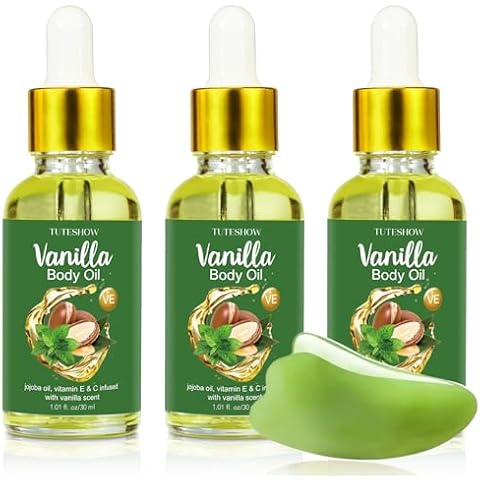 Tuteshow Vanilla Body Oil 3 Pack Cover