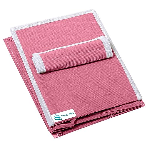 Image of Hanging Organizer (Pink Black, Pack of 2 (4 Shelf))