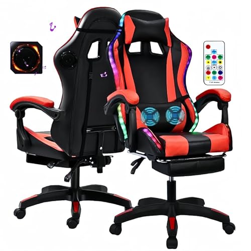 Gaming Chair Speakers, Bluetooth Gaming Chair LED Lights
