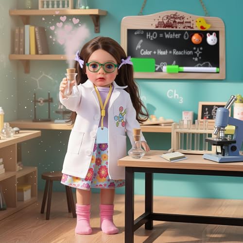 Muñeca científica realista BABESIDE 16 pulgadas con accesorios miniatura 3