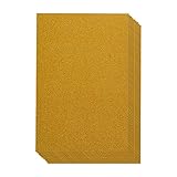 10 Sheets A4 Glitter Self-Adhesive Craft Vinyl Art Sparkling Sign Sticker Gemstone Metallic Colour Diy Gift (Gold)
