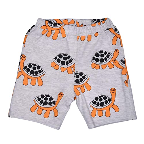 Image of Be Awara Kids Printed Half Sleeves T-shirt & Shorts Clothing Sets, 100% Cotton Soft Unisex Cord Set, Comfortable Wear for Kids With Cool Prints, Everyday Casual Wear for Boys & Girls