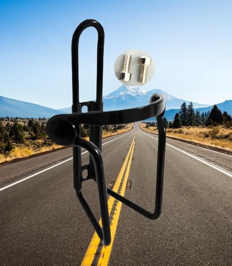 Ilsha® Bicycle Water Bottle Cage, Lightweight Alloy, Black (B0DFT42HS9) Amazon Price History, Amazon Price Tracker