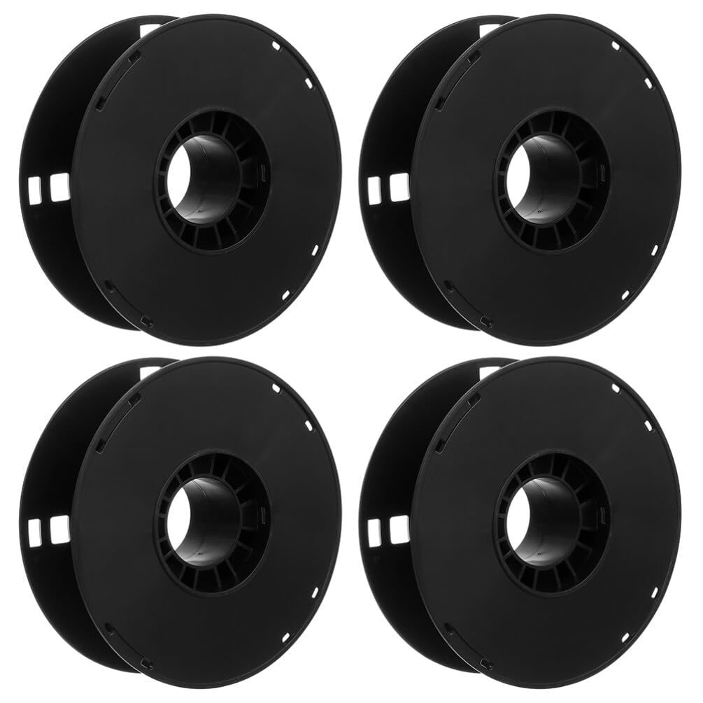 iplusmile 4pcs Cord Organizer Plastic Cord Cable Storage Reel Multifunctional Spools, Black, 20.00X20.00X6.50CM, 14ZR6ZE5P13460B5G