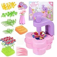 Flower Craft Kit for Girls, DIY Flower Bouquet Making Kit Arts and Crafts for Kids Ages 4-14 Kit Girls Toys Flowers Garden Building Toys DIY Flowers Pressing Birthday Christmas Gifts for Girl Boys