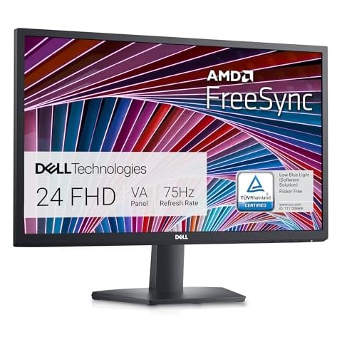 Dell 24 inch FHD Monitor with Comfortview and 75Hz Refresh Rate Cover