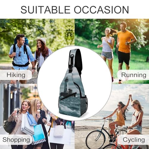 Bolso tipo Sling Ocean para hombro y pecho miniatura 6