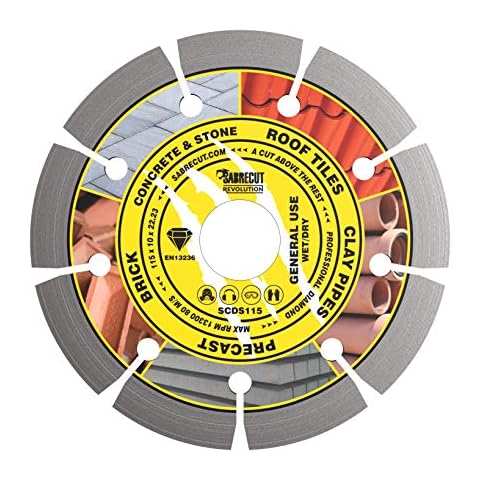 SabreCut 115mm Segmented Diamond Cutting Blade Cover