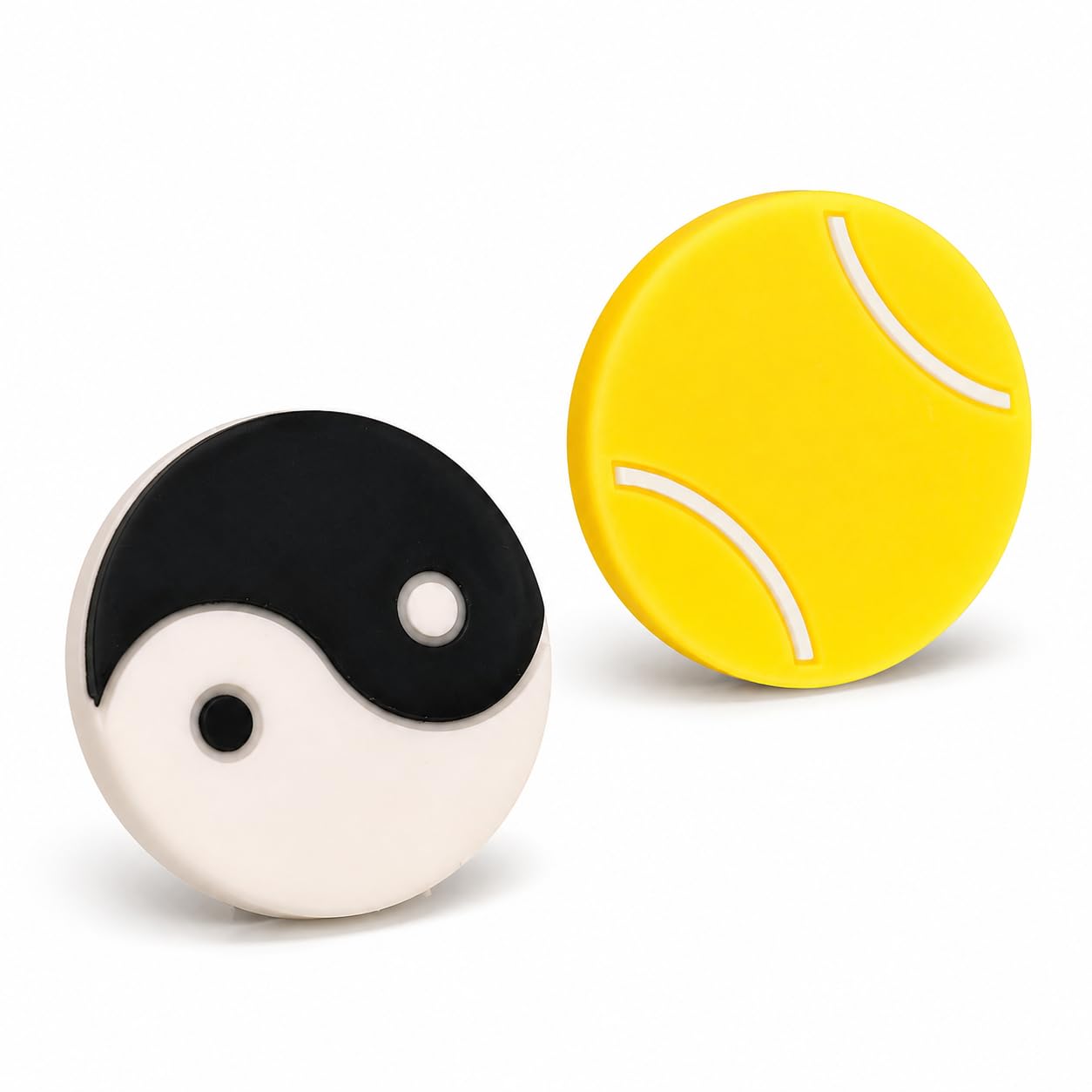 LANQEAOR Tennis Racket Vibration Dampeners, 2 pcs Rubber String Inserts for Muted Feel and Arm Comfort