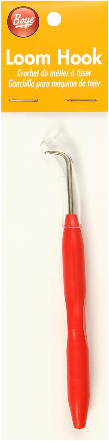 Boye Red Knitting Loom Hook, 4.5'' L