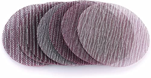 Mirka Abranet net sanding discs diameter 77 mm Hook & loop/Mix-Pack 5 pcs of each grit size 80, 120, 180, 240, 320, 400 - Image 3