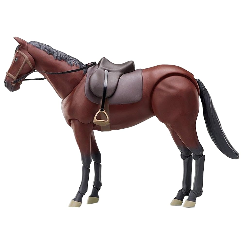 Jiumaocleu 1/12 Scale Horse Action Figures Model 20cm Super Action Statue Horse Figure Collection Animal Figurine Desktop Decoration