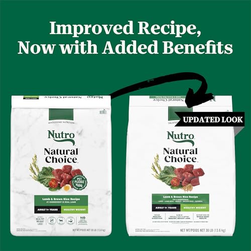 Image of Nutro Natural Choice Healthy Weight Dry Dog Food, Lamb & Rice, 30 lb