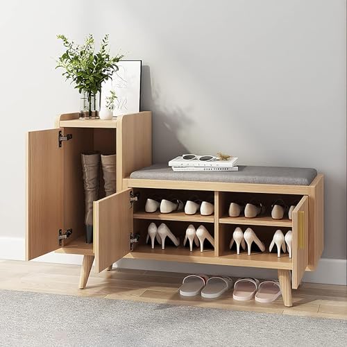 Banc armoire à chaussures pour libérer le sol et s'asseoir dans l'entrée - 6