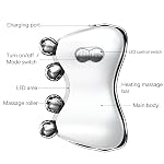 BANU LED Gua Sha Device, Gua Sha Facial Tool with Heat and Vibration, Face Massager for Anti-Aging Wrinkles Puffiness Skin Rejuvenation and Toning (3D) - Image 5