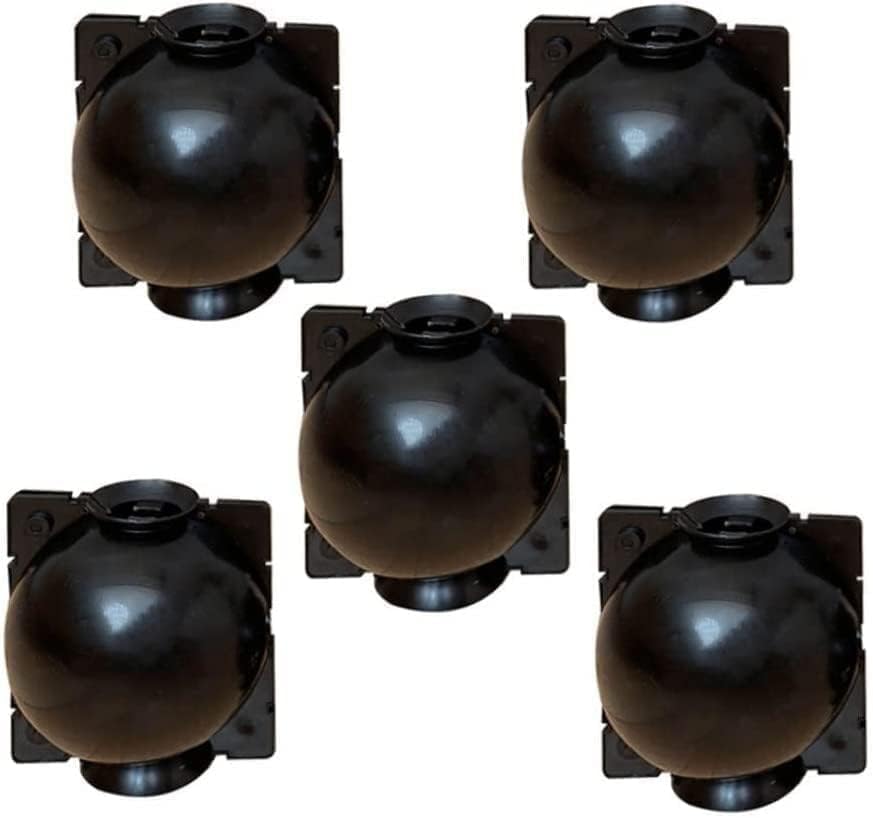 Ghwei 5Pcs Small Black Plant Rooting Device -Air Layering Pods - High-Pressure Propagation Ball Rooter Box for Garden -Reusable Plant Rooting Device Plant Rooting Grow Box