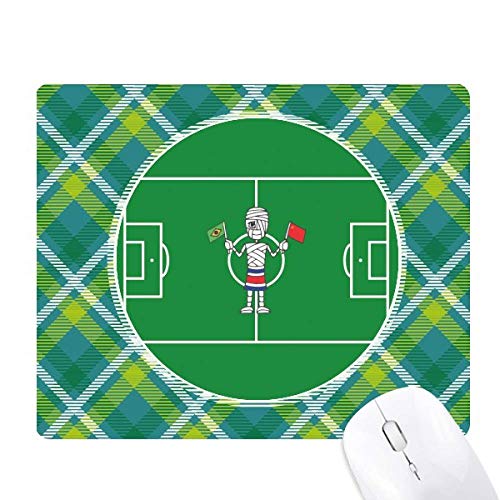 Tapis de souris pixel grille verte pour organiser votre espace de télétravail