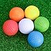 VANZACK Practice Golf Balls Flexible Practice Balls PU Golfballs Indoor Outdoor Training Ball, 6 Pieces