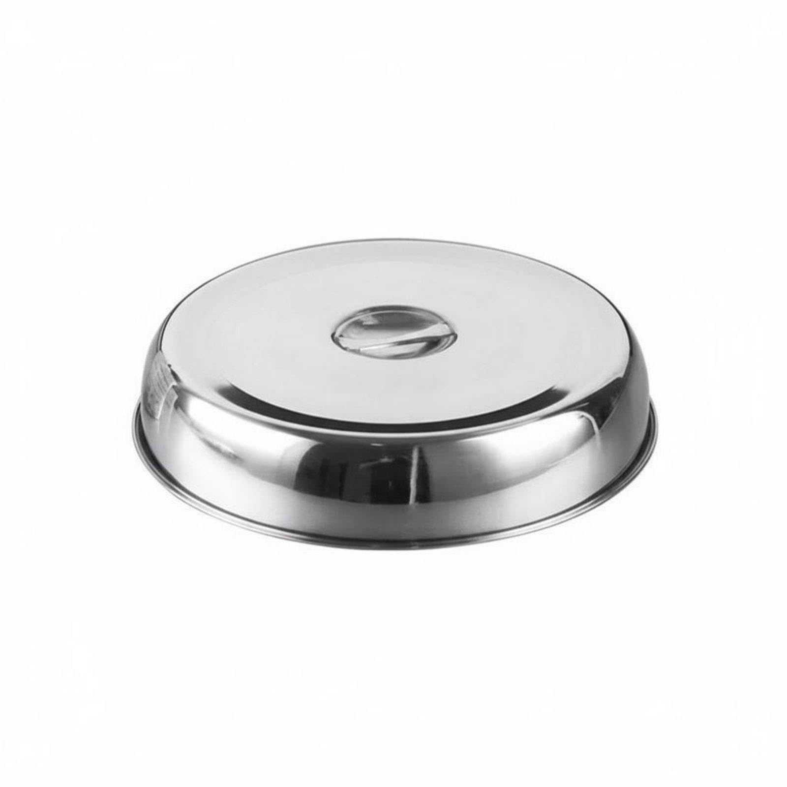 Round Steak Cover Oil-Resistant Teppanyaki Grill Cover Heavy Duty Stainless Steel Dome Lid for Chefs, Restaurant, Catering, Buffet 24CM-image-13