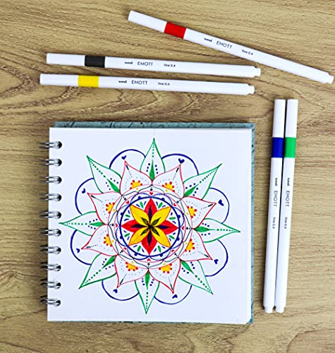 Image of Uni Mitsubishi Water-Based Pen EMOTT 10 Color PEM-SY10C.No1