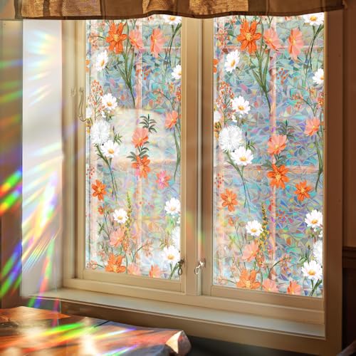 Película Decorativa de Vinilo 3D Runtoo Daisy 15.75x40 in miniatura 1