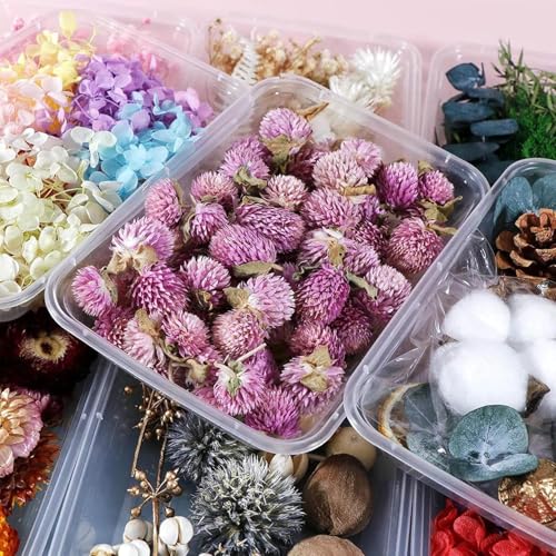 Caja de Flores Secas para Velas Aromáticas y Resina miniatura 5