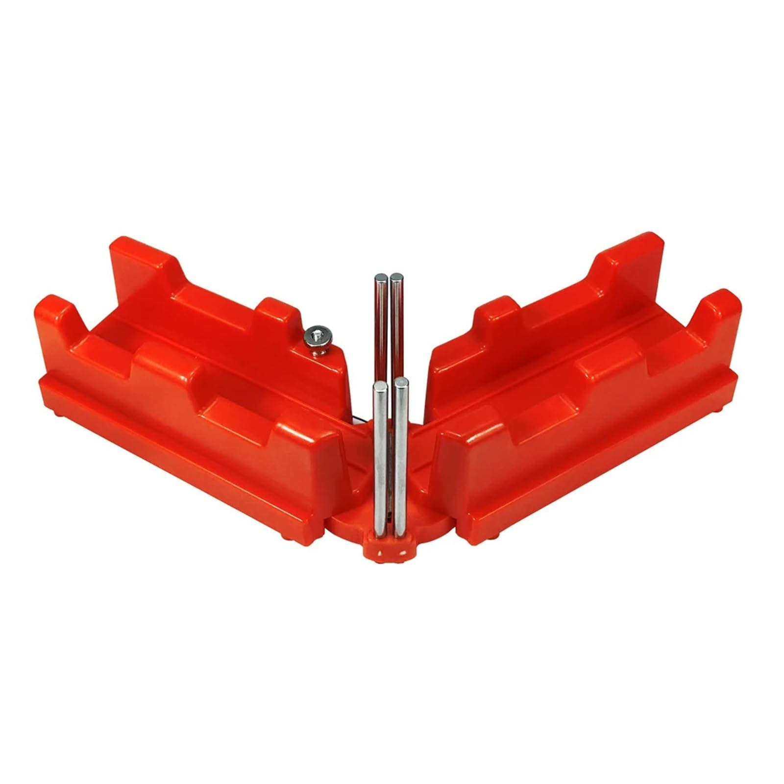 Dhyuacn Red Mitre Saw Box 2 In 1 Miter Measuring Angle Sawing Cutting Tool 85-180°Measuing Bevels Measurement Precise Woodworking Hand Tools(Red)