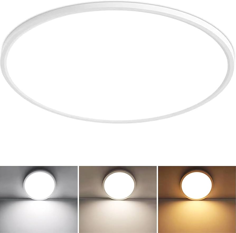 24 Inch Flush Mount Ceiling Light, 56W 5600 lm Ceiling Light