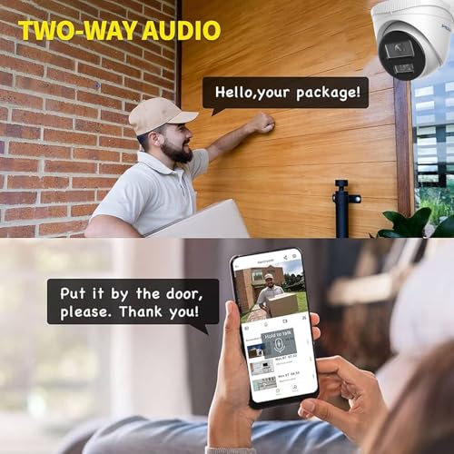 Image of PRAMA PT-NC163D3-WNMS /AW (D2) 6MP Dual Light Fixed Turret Network Camera | Included PVC Stickers