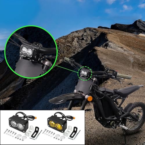 VRTYVEYBB Kit de phare LED avec support de montage pour Ridstar Q20/Q20 Lite/Q20 Pro, 3 broches, 2000 lm, étanche IP68, double faisceau, 12 V – vue 7
