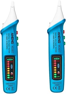 Uonlytech 2 Peças Testador De Lápis De Aviso De Som E Luz Canetas Elétricas + Caneta Lápis Lápis Teste De Eletricidade Lápis Medidor De Não Lápis Detector De Eletricidade