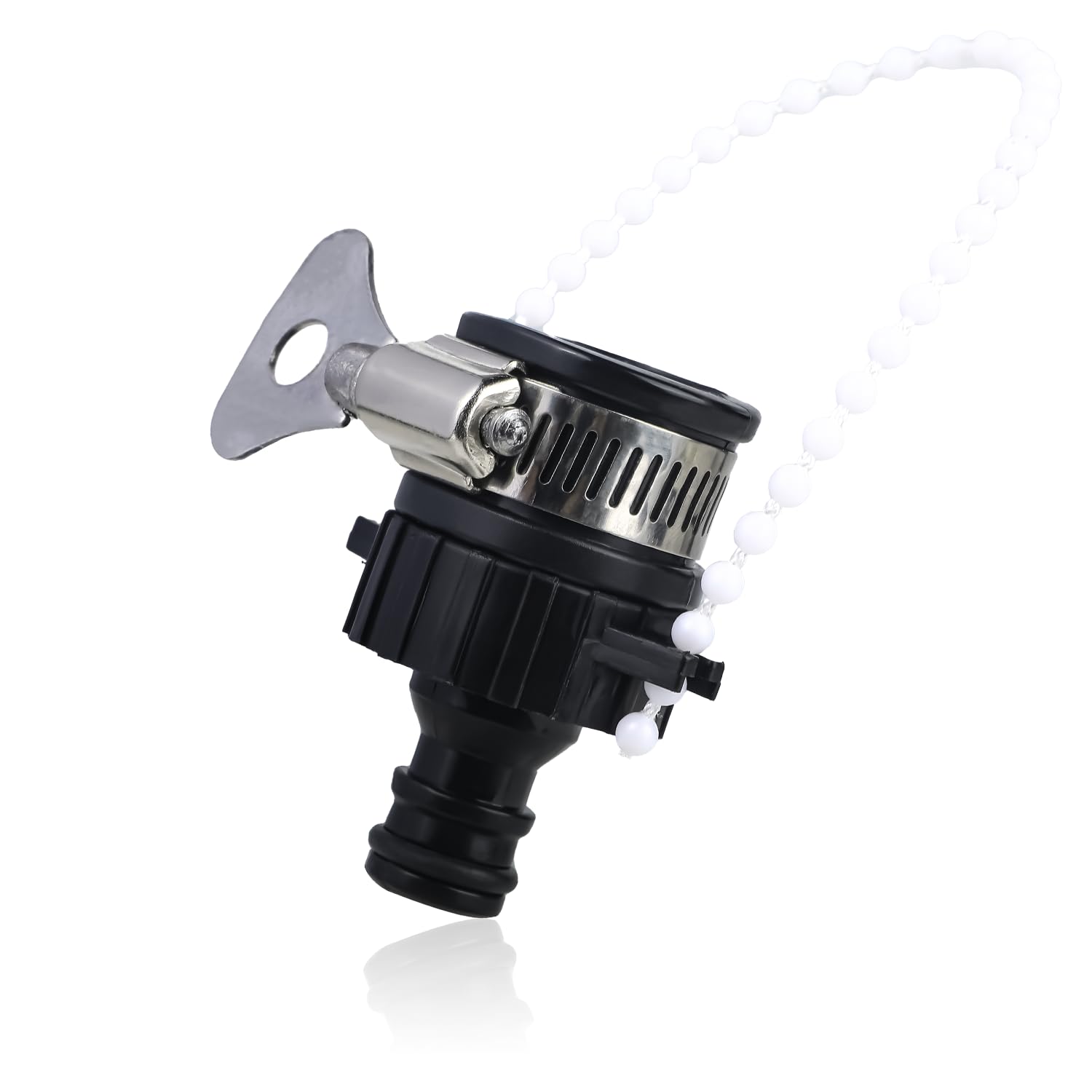 lvzhen 2Pcs Hose Tap Connector, Black - Image 4