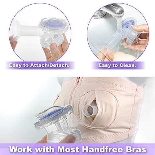 image for Nenesupply 21mm Breastshield Flange Compatible with Lansinoh Breastpum