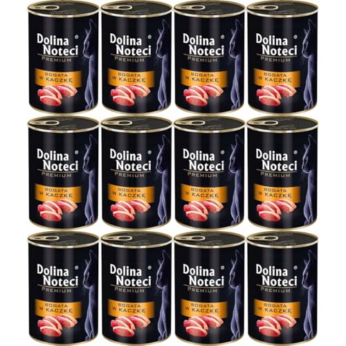 Produktbild von Dolina Noteci Premium Nassfutter für Katzen Reich an Ente - 12 x 400 g